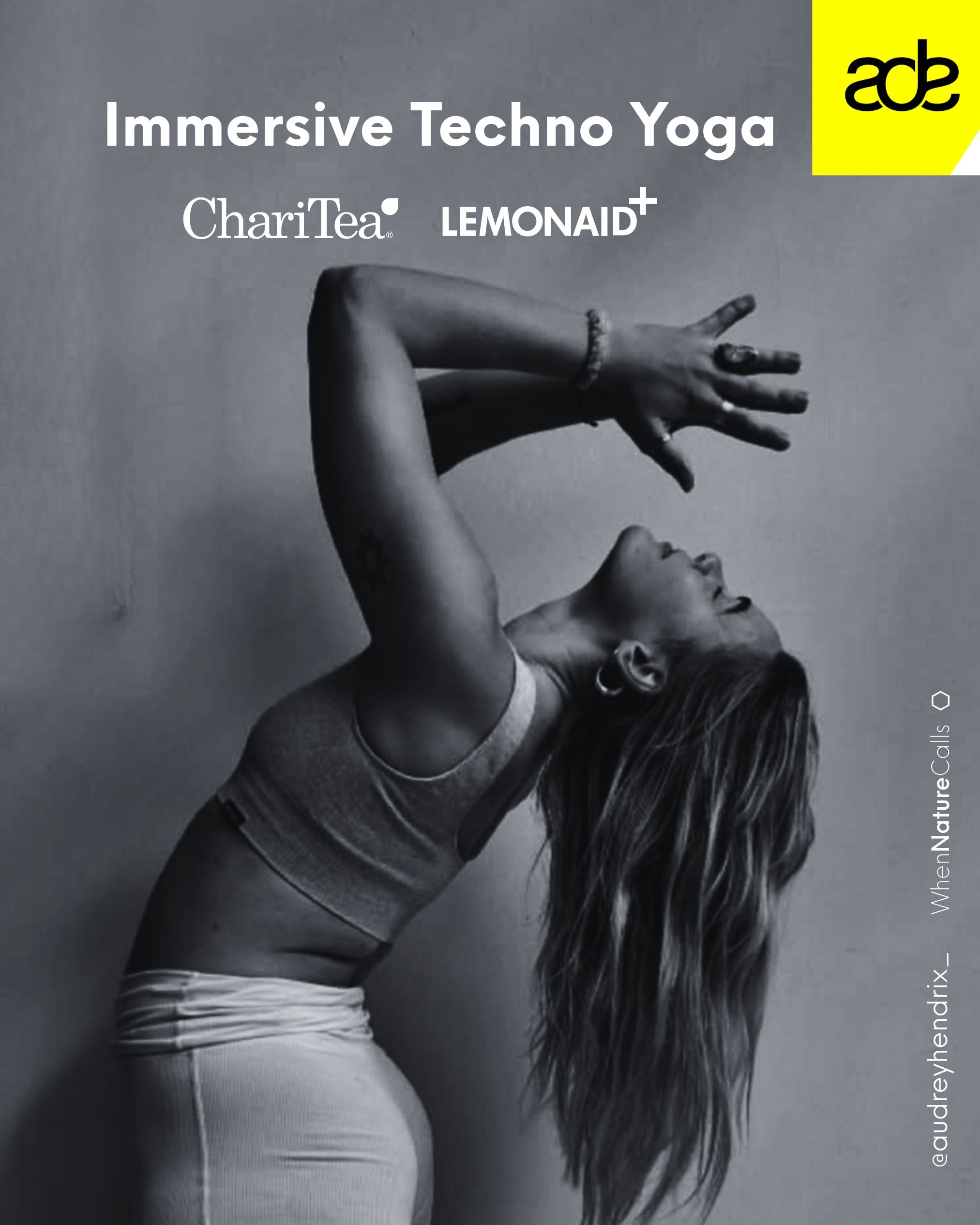 Immersive techno yoga flow